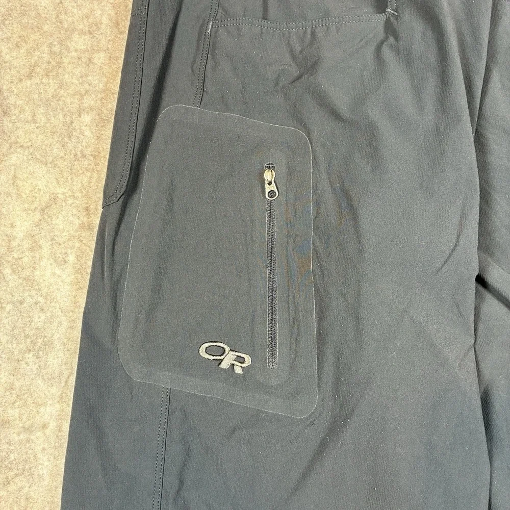 Outdoor Research OR Shorts Men's 30 Black Hiking Stretch zip pocket performance